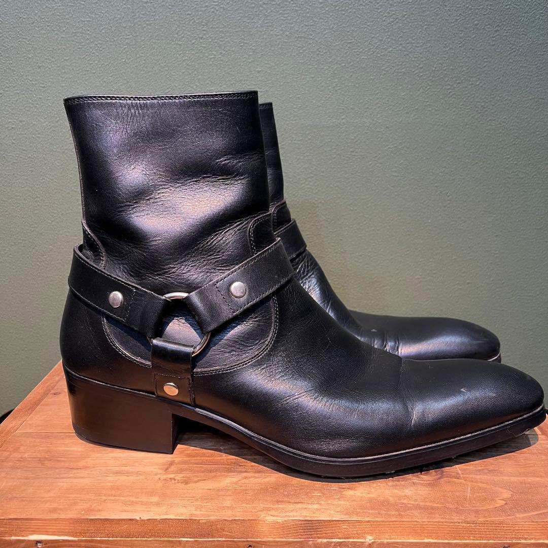 whoop-de-doo ヒールブーツ リングブーツ26cm ブラック　Y2K