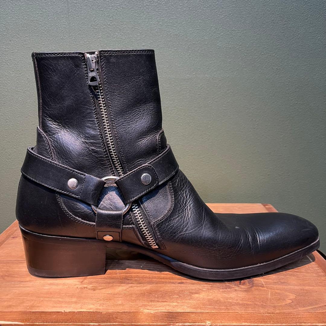 whoop-de-doo ヒールブーツ リングブーツ26cm ブラック　Y2K