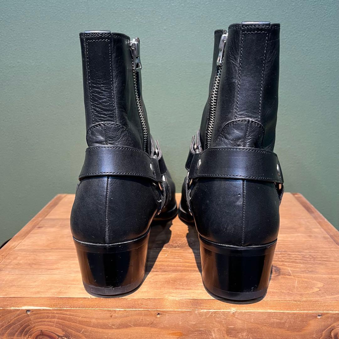 whoop-de-doo ヒールブーツ リングブーツ26cm ブラック　Y2K