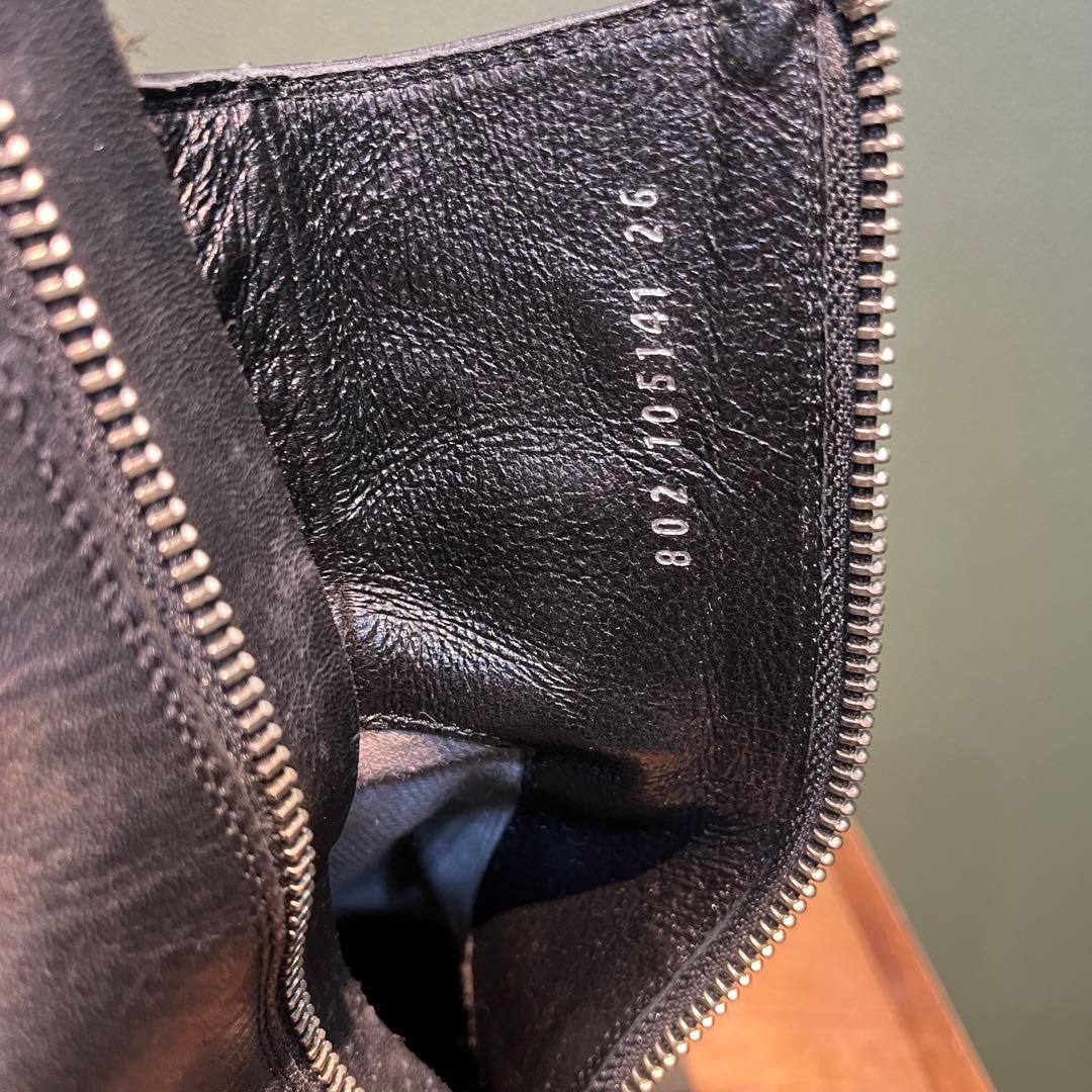 whoop-de-doo ヒールブーツ リングブーツ26cm ブラック　Y2K