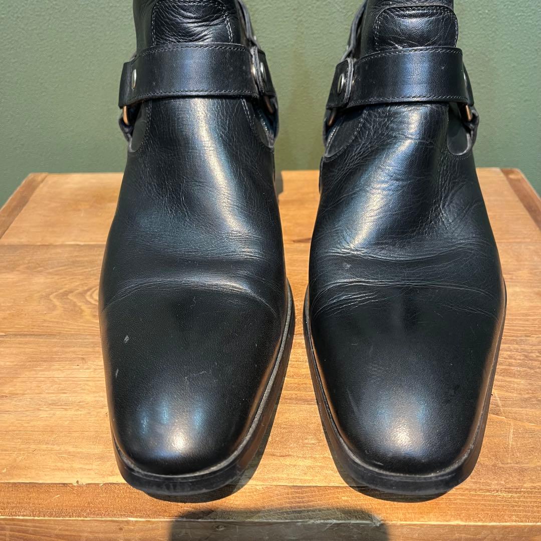 whoop-de-doo ヒールブーツ リングブーツ26cm ブラック　Y2K