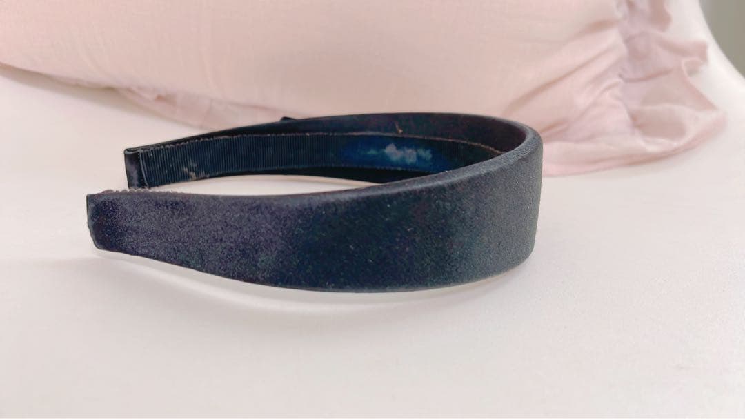 とこ　muumiu ミュウミュウ リボンカチューシャ　黒　プラダ