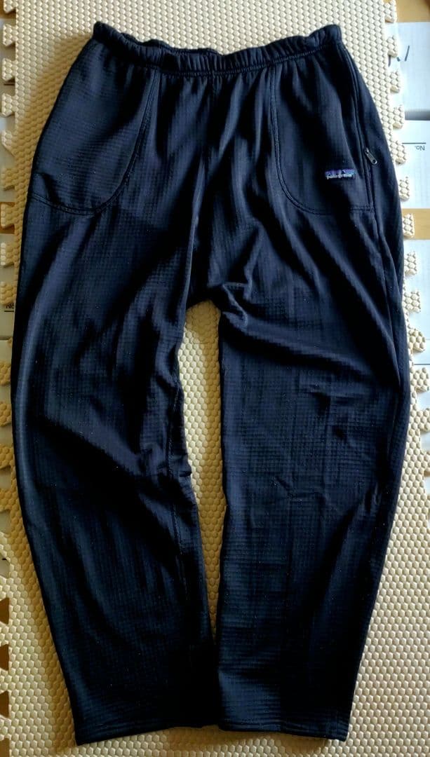 パタゴニア R1 USA製 美品 レギュレーターパンツ ブラック ポーラテック