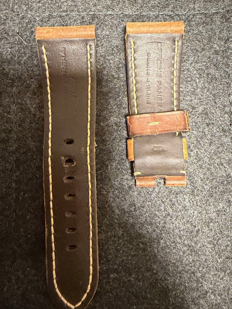 パネライ　純正カーフストラップ　47mm用