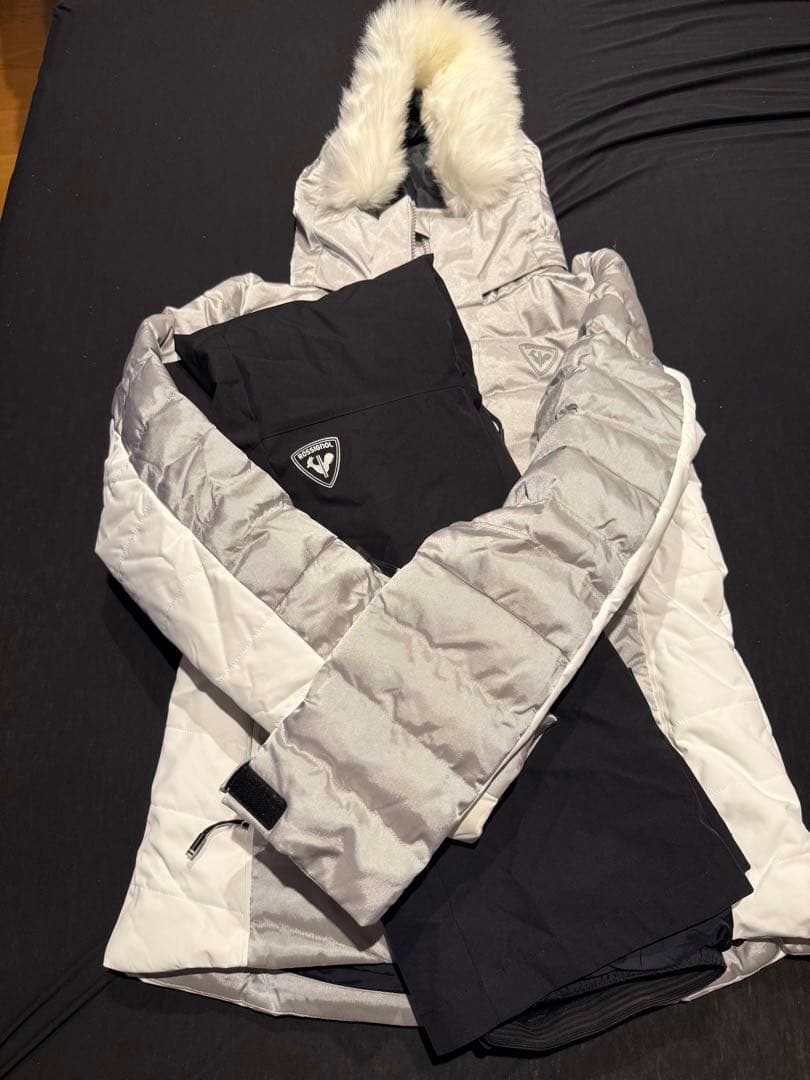 ROSSIGNOL シルバー ブラック ウェアセット