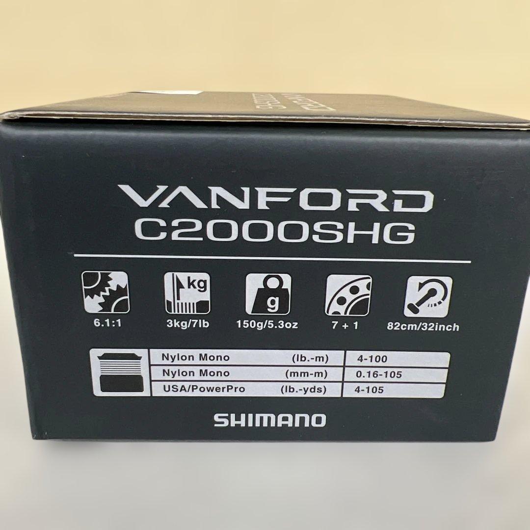 60136 シマノ　スピニングリール 20 ヴァンフォードC2000SHG