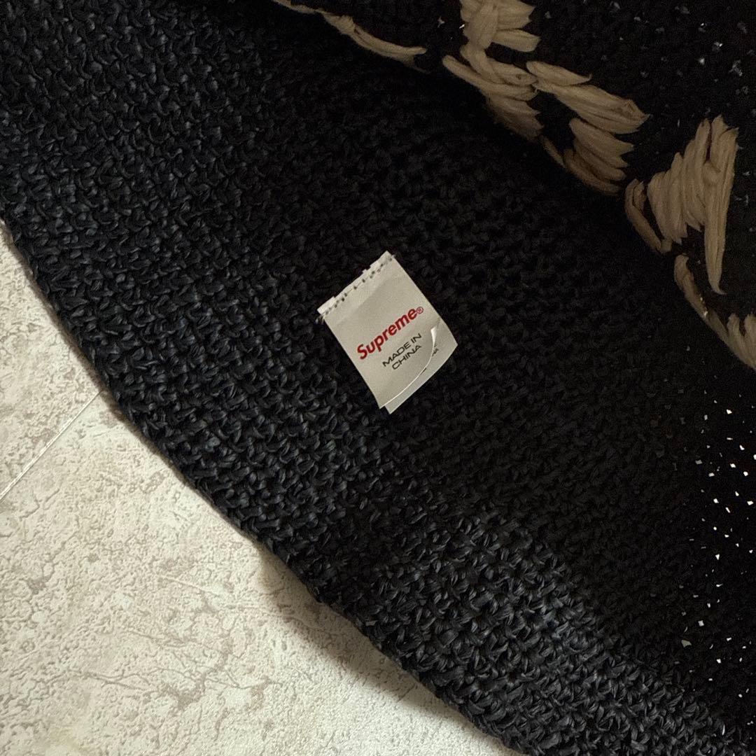 帽子 Supreme 23ss Old English Straw Crusher
