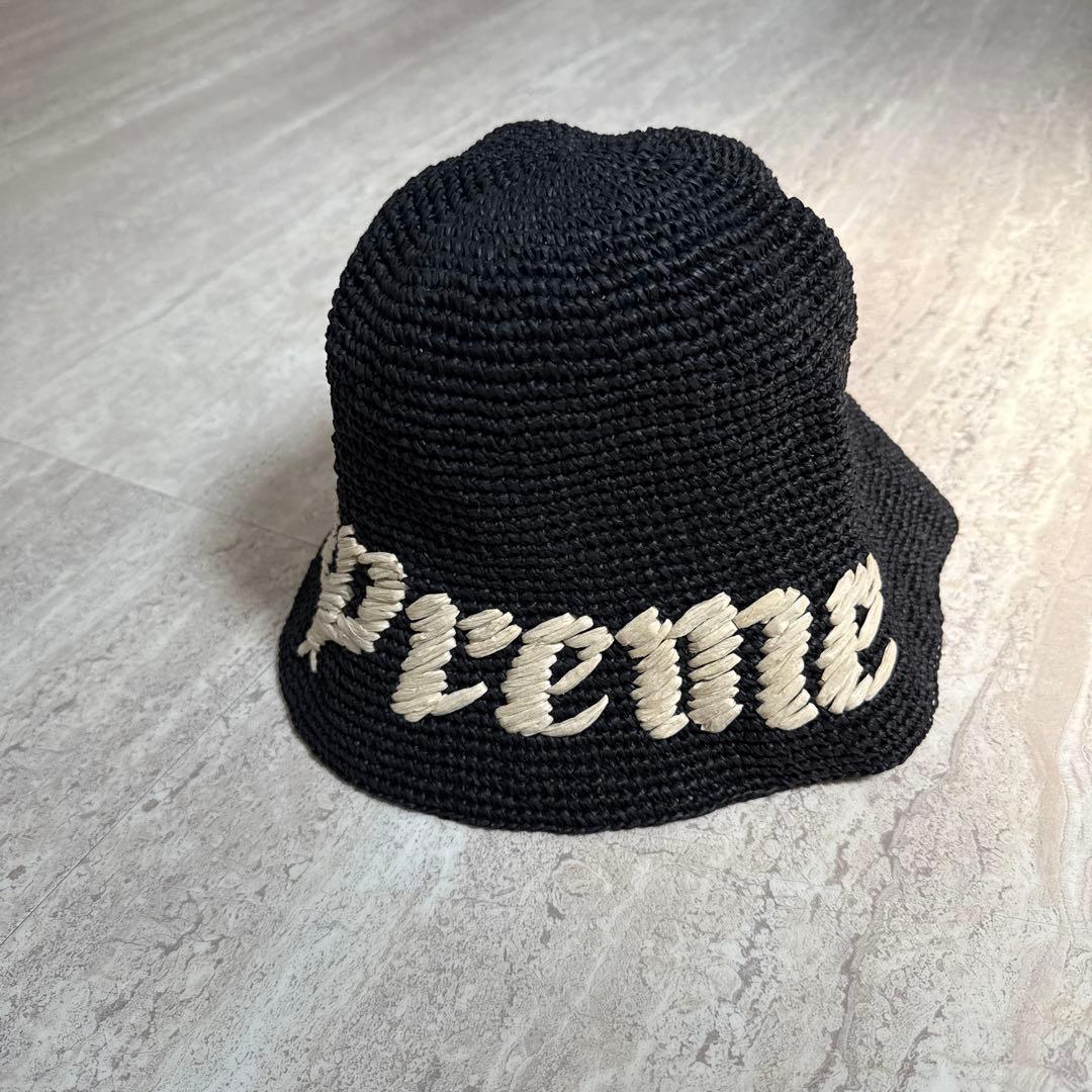 帽子 Supreme 23ss Old English Straw Crusher