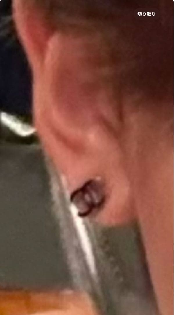 CHANEL ココマーク ピアス（片耳）　ミニ　極小サイズ