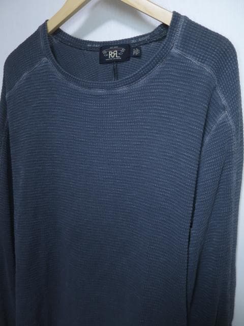 ★ RRL サーマル カットソー L ブラック フェード