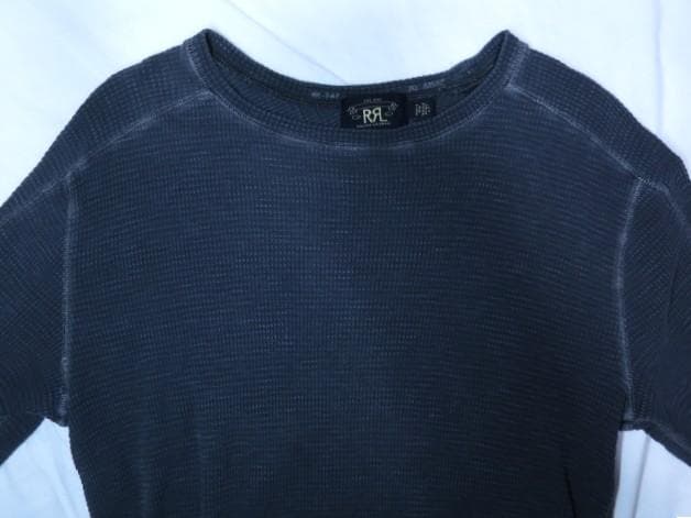 ★ RRL サーマル カットソー L ブラック フェード