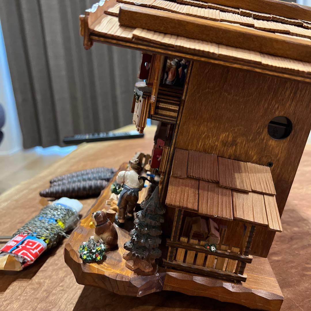 木製 鳩時計 からくり時計　ドイツ製　ロマンス社