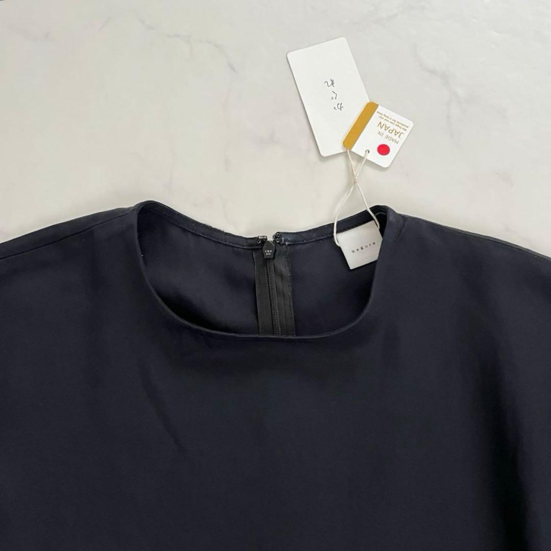 新品タグ付き　kagure アセテートワイドワンピース　25SS