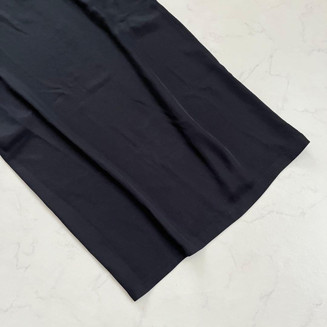 新品タグ付き　kagure アセテートワイドワンピース　25SS