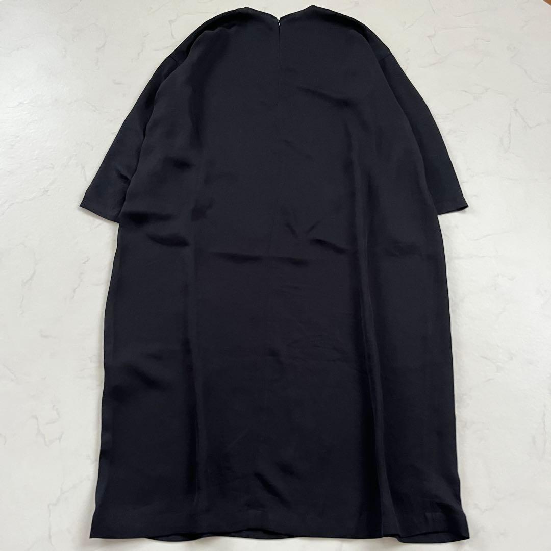 新品タグ付き　kagure アセテートワイドワンピース　25SS