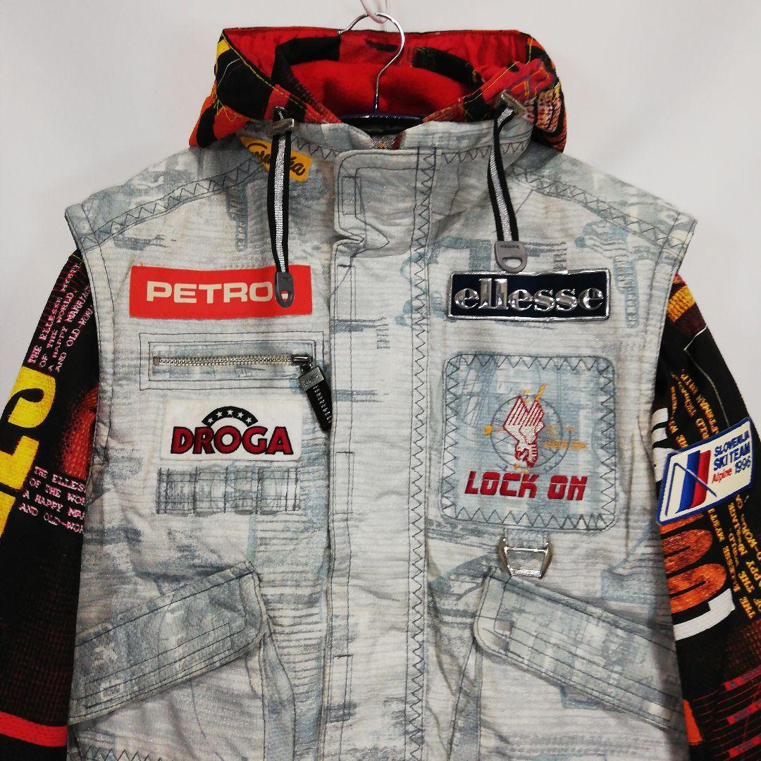 ellesse スロベニア スキーウェア セットアップ 上下セット3点 エレッセ