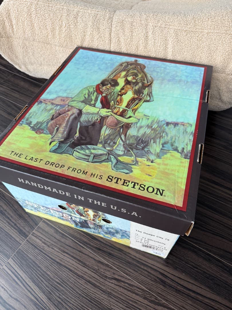 Stetson Dodge City 7X シルバーベリー 新品