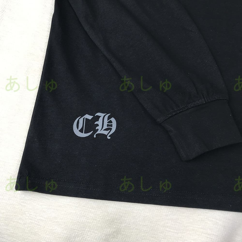 値下！Chrome Hearts ブラッククロムハーツ 長袖Tシャツ M