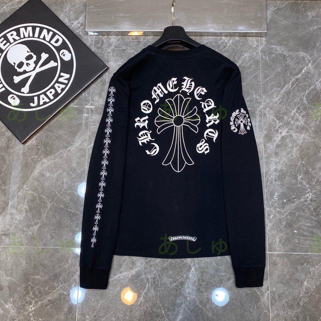 値下！Chrome Hearts ブラッククロムハーツ 長袖Tシャツ M