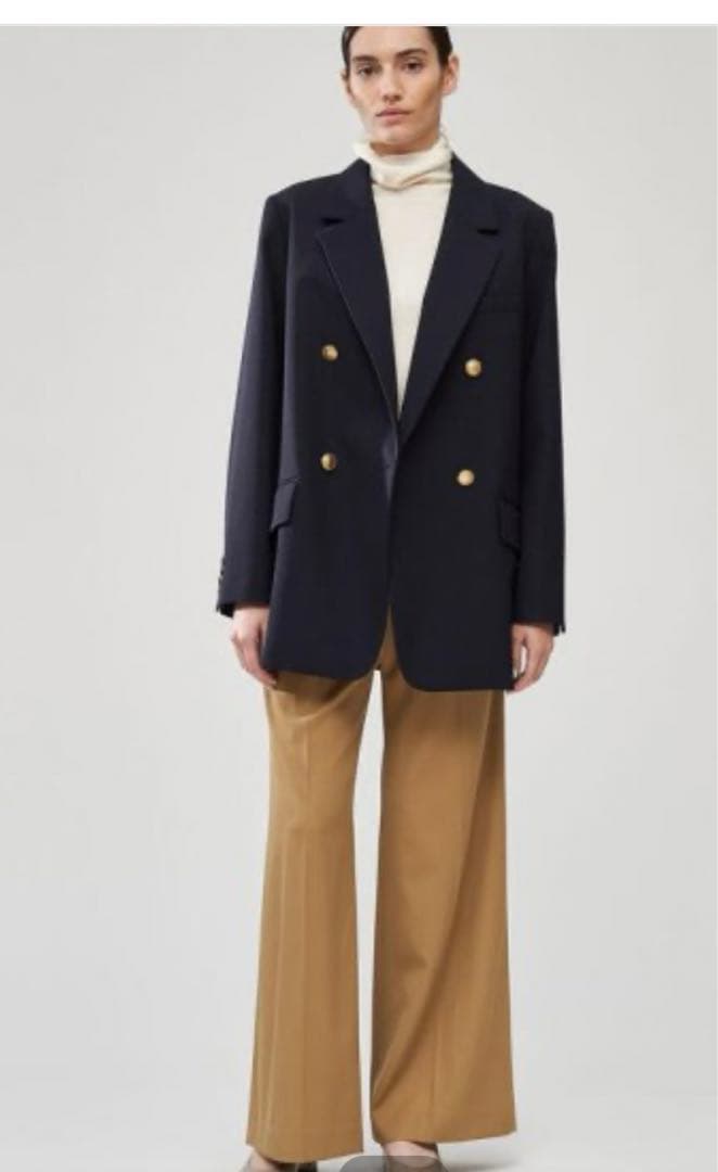 DES PRES ハードウールオックスフォード ダブルブレストジャケット 新品