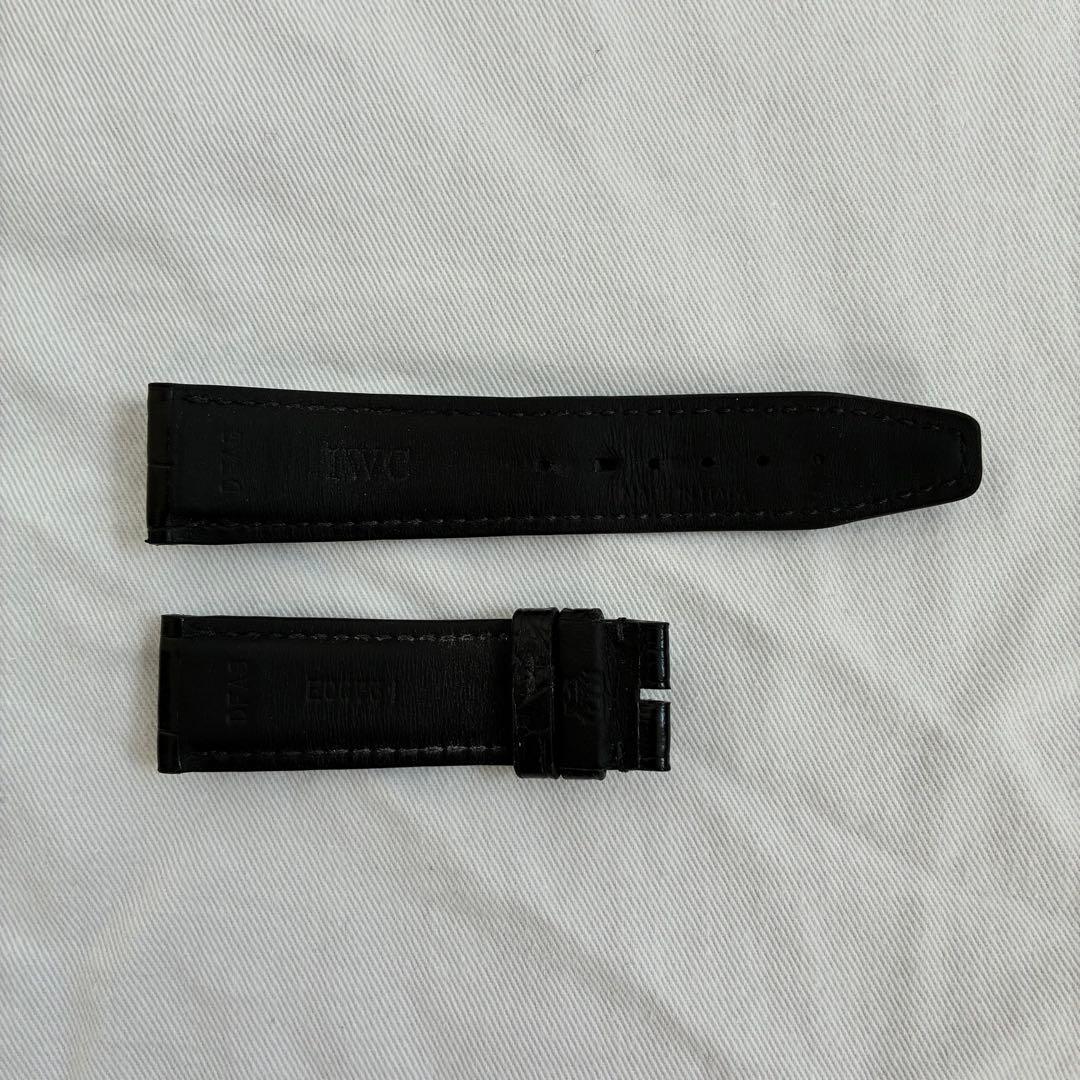 〈IWC〉純正アリゲーターストラップ ブラック XSサイズ