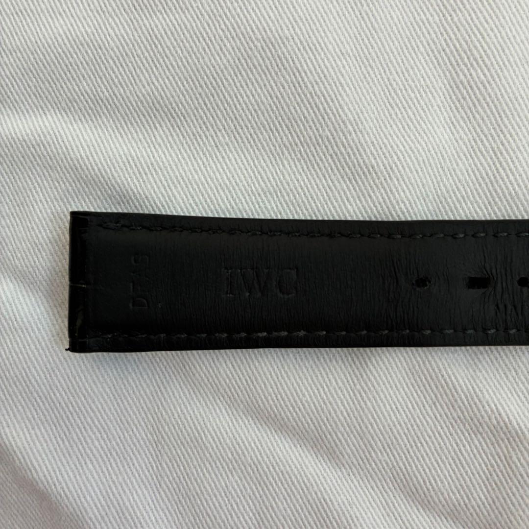 〈IWC〉純正アリゲーターストラップ ブラック XSサイズ