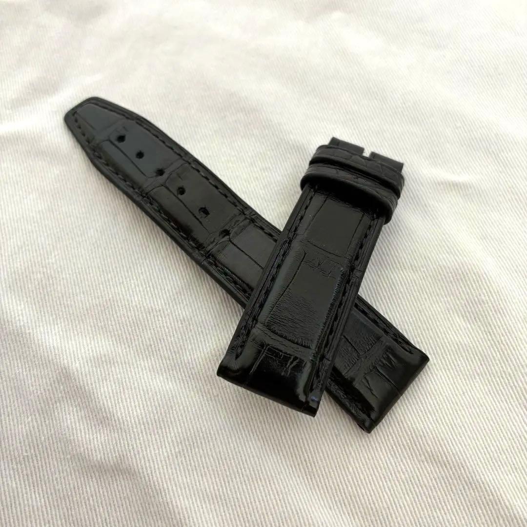 〈IWC〉純正アリゲーターストラップ ブラック XSサイズ