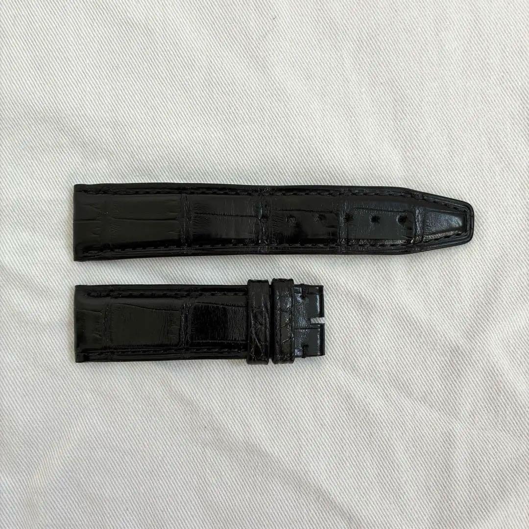 〈IWC〉純正アリゲーターストラップ ブラック XSサイズ