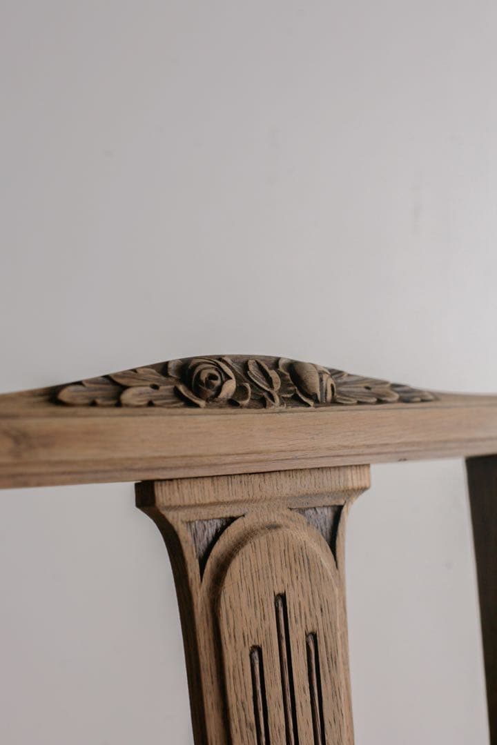 フランスアンティークチェア　ブロカント　無垢材　古家具　古道具　アンティーク家具