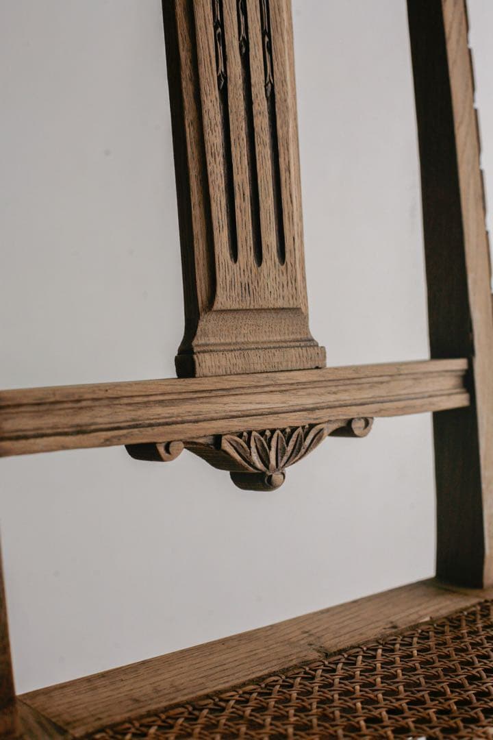 フランスアンティークチェア　ブロカント　無垢材　古家具　古道具　アンティーク家具