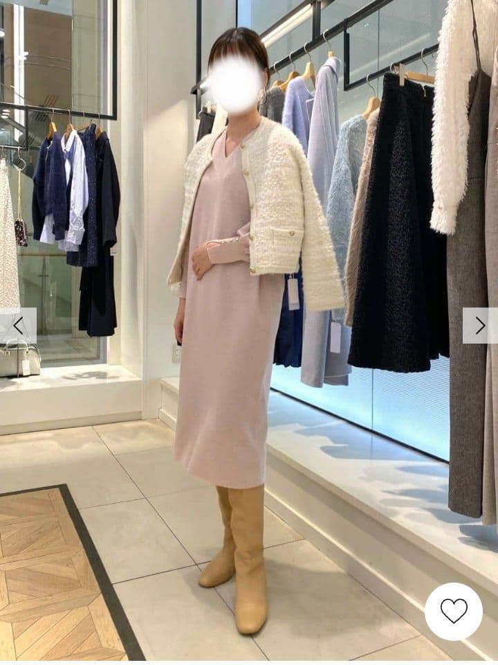 【新品タグ付】ノーリーズソフィー　ファンシーツイード風ニットジャケット