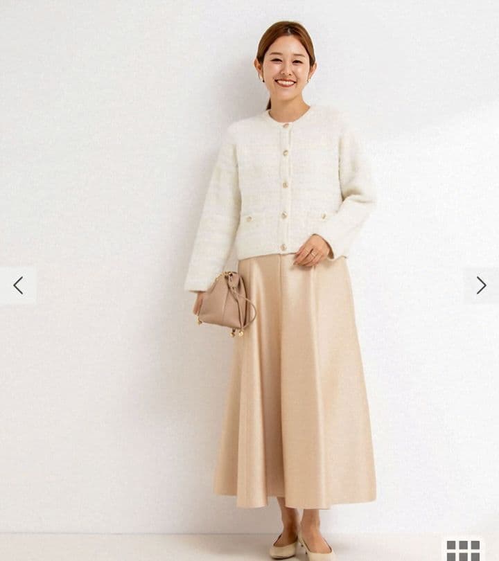 【新品タグ付】ノーリーズソフィー　ファンシーツイード風ニットジャケット