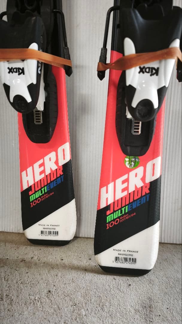 ROSSIGNOL HERO スキー 板　子ども　ジュニア　100cm