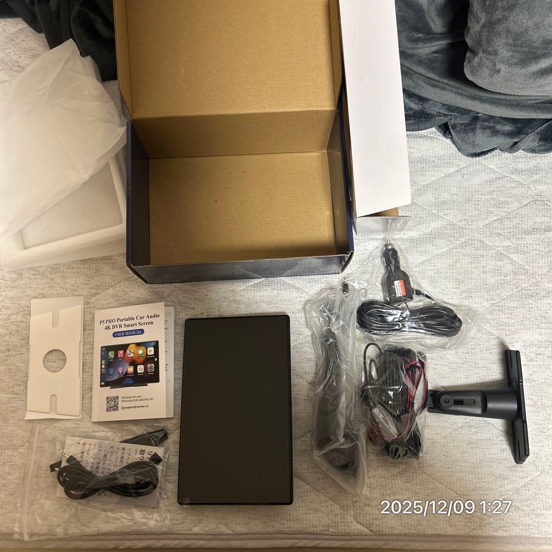 ディスプレイオーディオ 9インチ CarPlay Android 4Kドラレコ