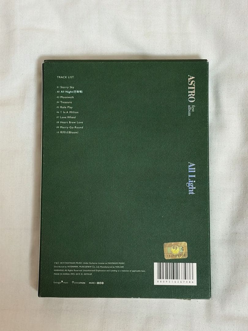 ASTRO All Light チャウヌ直筆サイン入り