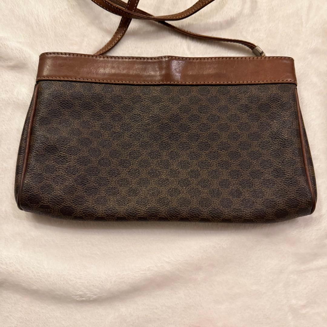 CELINE マカダム柄ショルダーバッグ