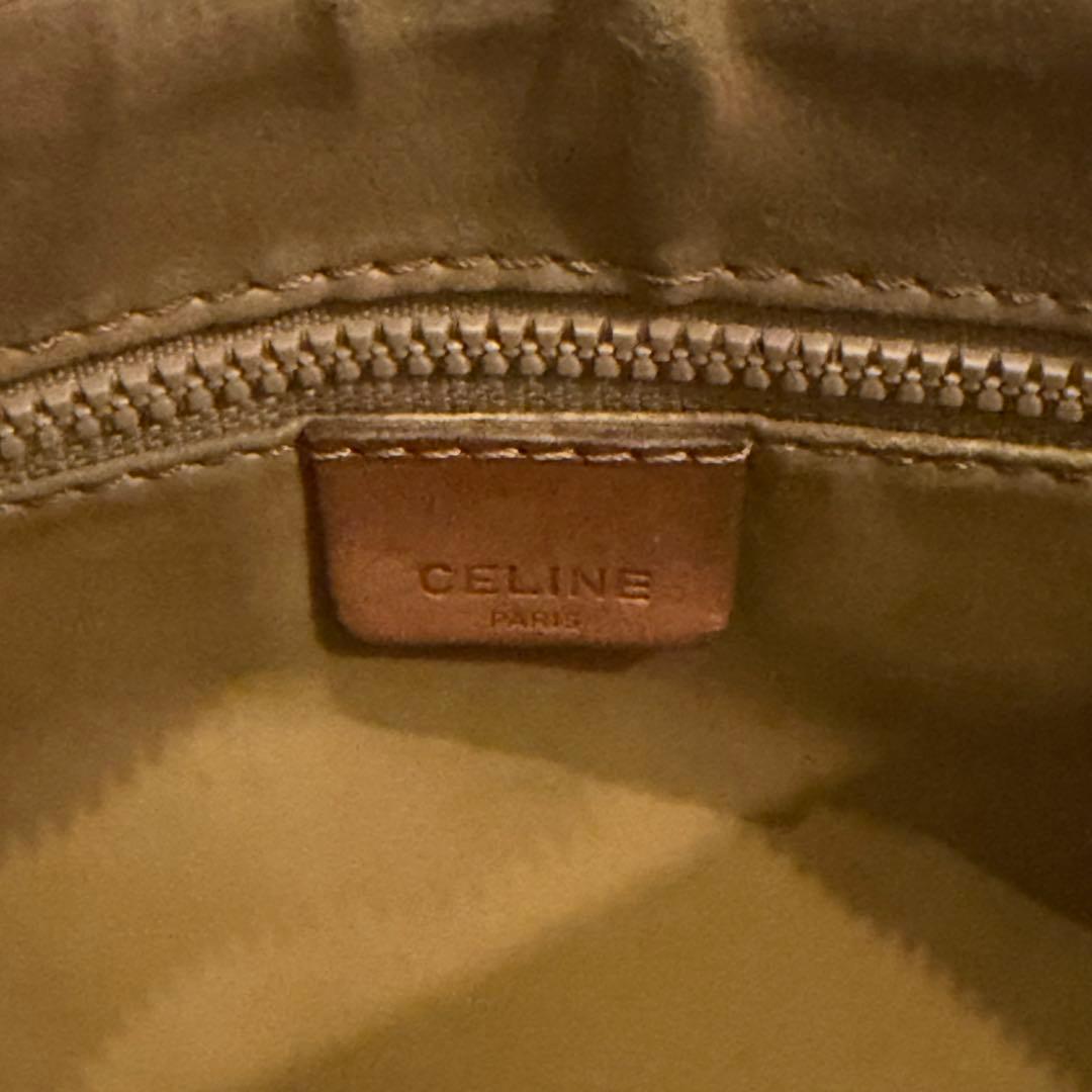 CELINE マカダム柄ショルダーバッグ
