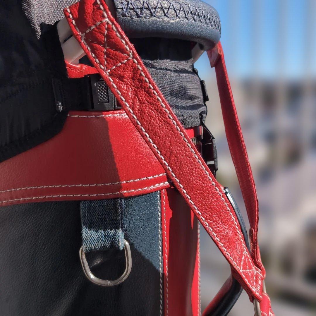 マーク専用 サンマウンテンの本革キャディバッグ