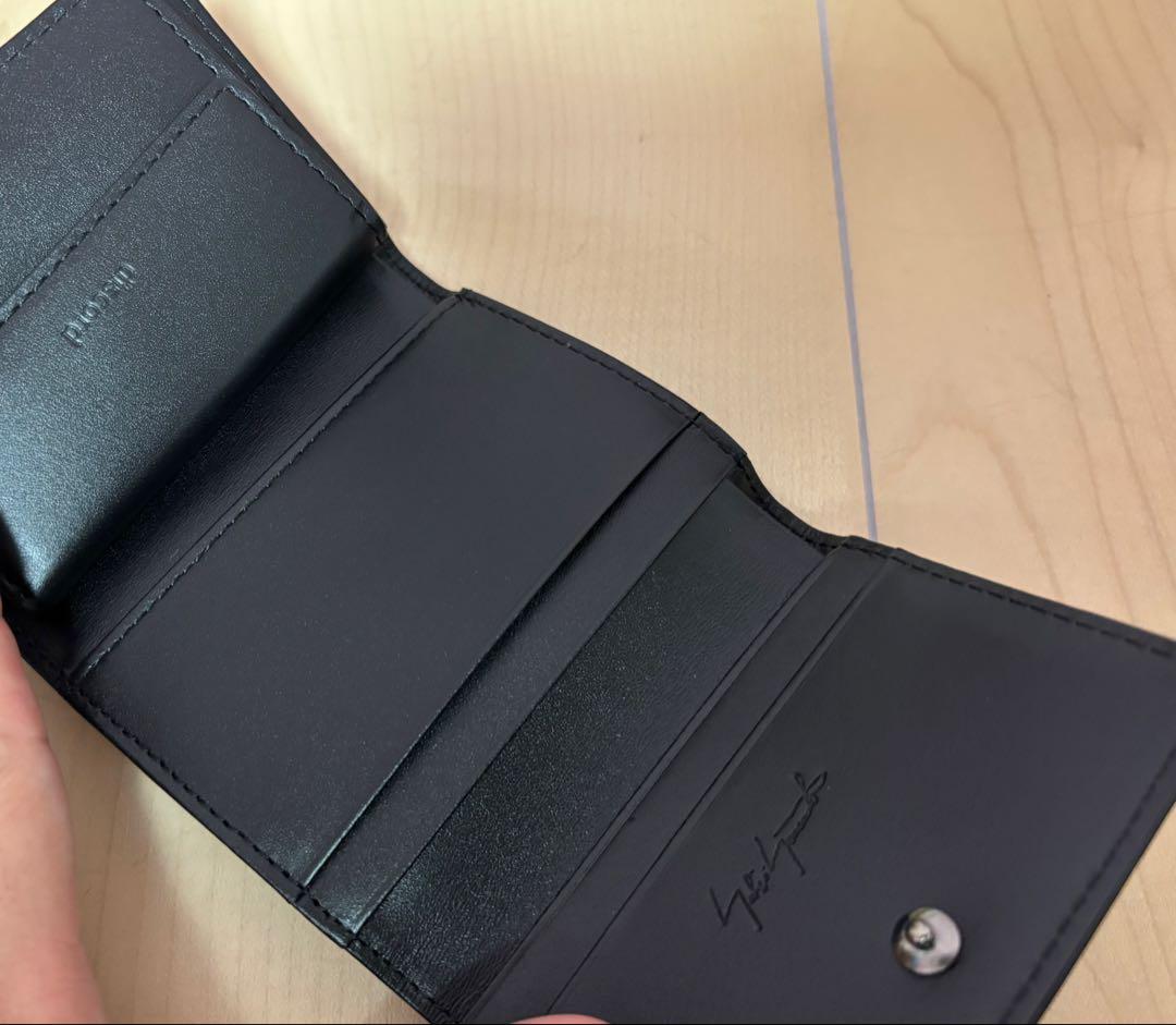 新品未使用　ディスコード ヨウジヤマモト 三つ折りウォレット　レザー　財布