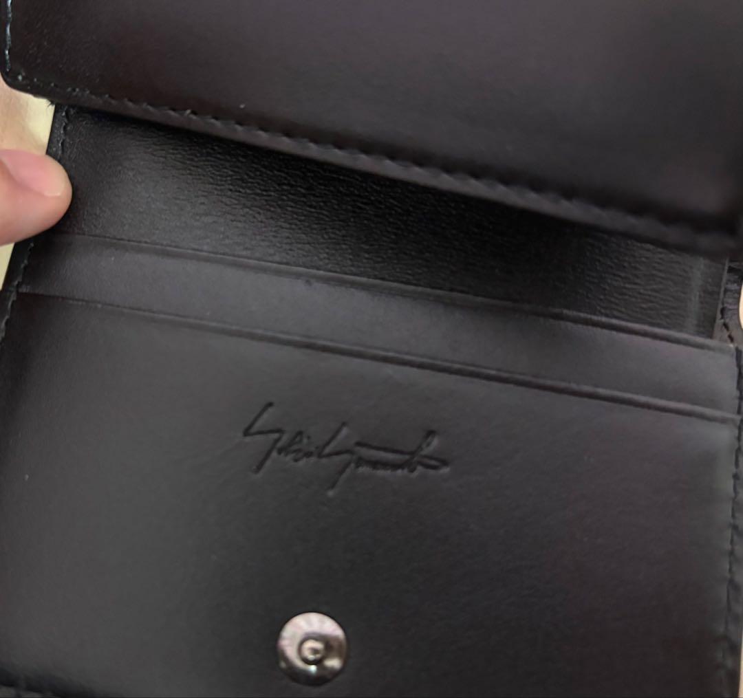新品未使用　ディスコード ヨウジヤマモト 三つ折りウォレット　レザー　財布