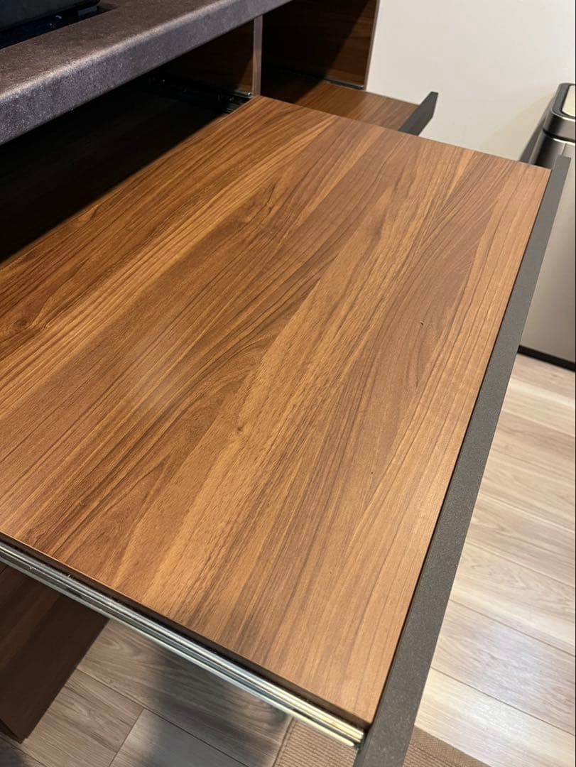 【大塚家具】パモウナ オープンボードSY-1400 ウォールナット幅140食器棚