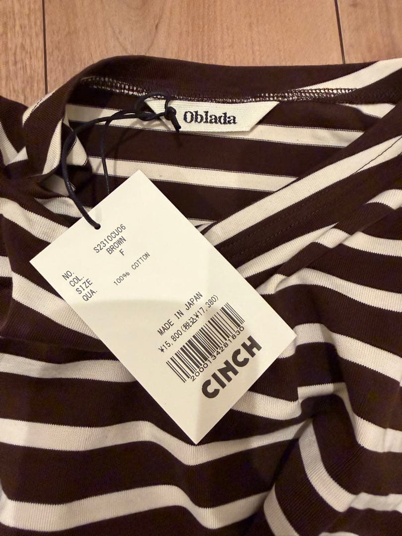 まる助⭐︎￼CINCH Oblada 1980 ブラウン/ホワイトストライプ