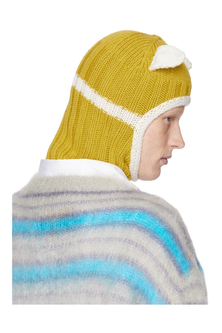 Marni Yellow Ear Wool Balaclava マルニ　ニット帽