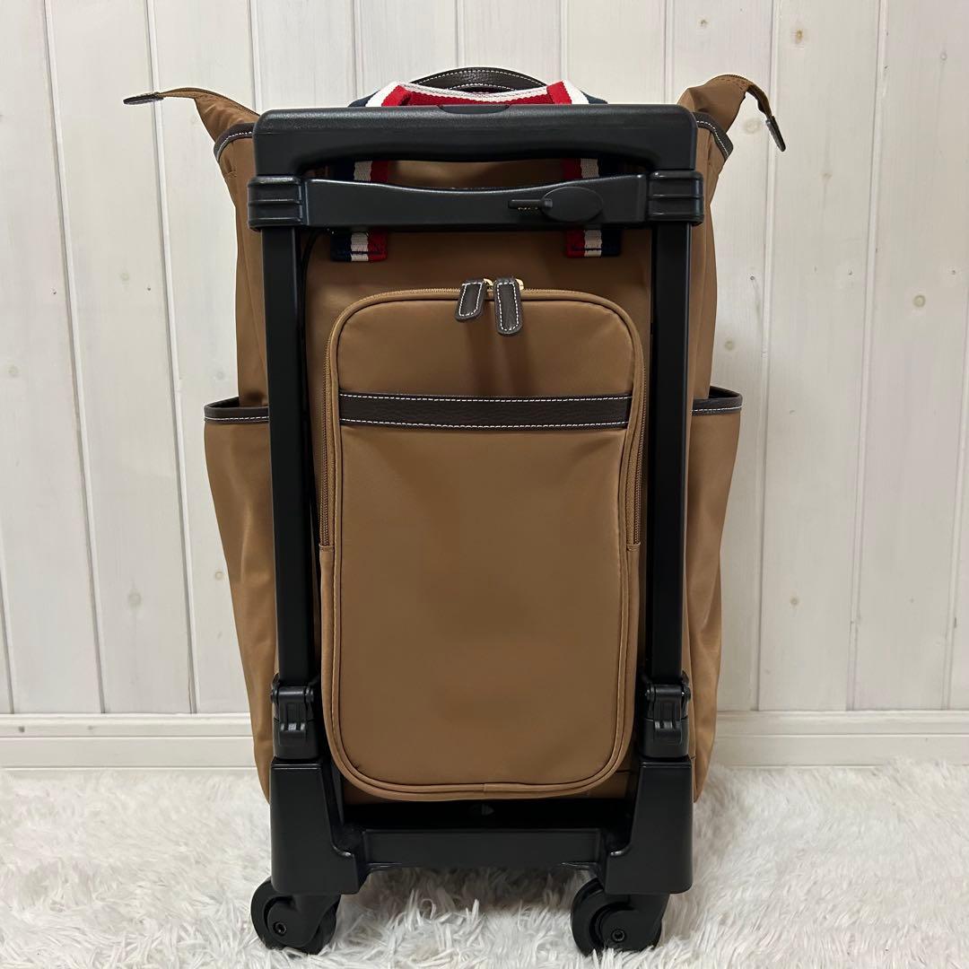 ⭐️極美品⭐️スワニー トリコロールアクセントトートキャリー 4輪