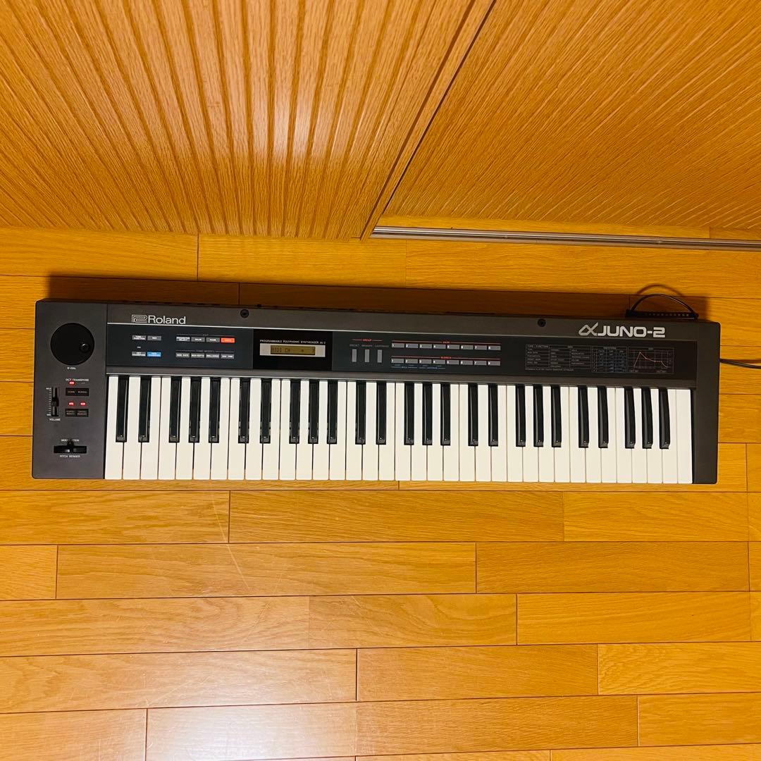 【希少・良品】Roland α JUNO-2 シンセサイザー 音出し確認済み