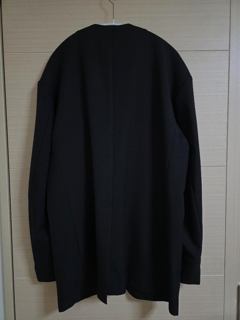 MBスタンダード　ノーカラージャケット 黒・Lサイズ