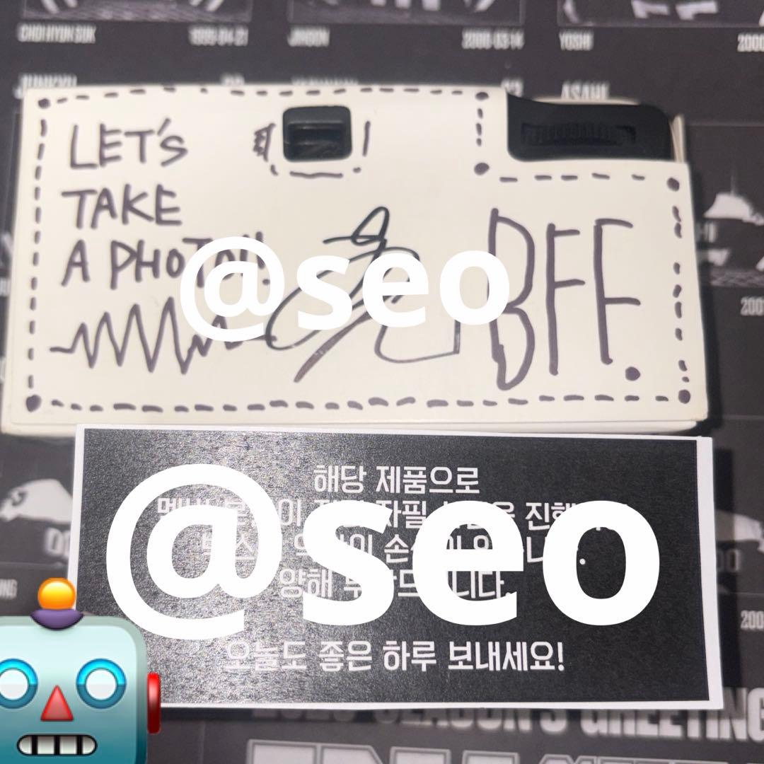 アサヒ treasure サイン bff インスタントカメラ