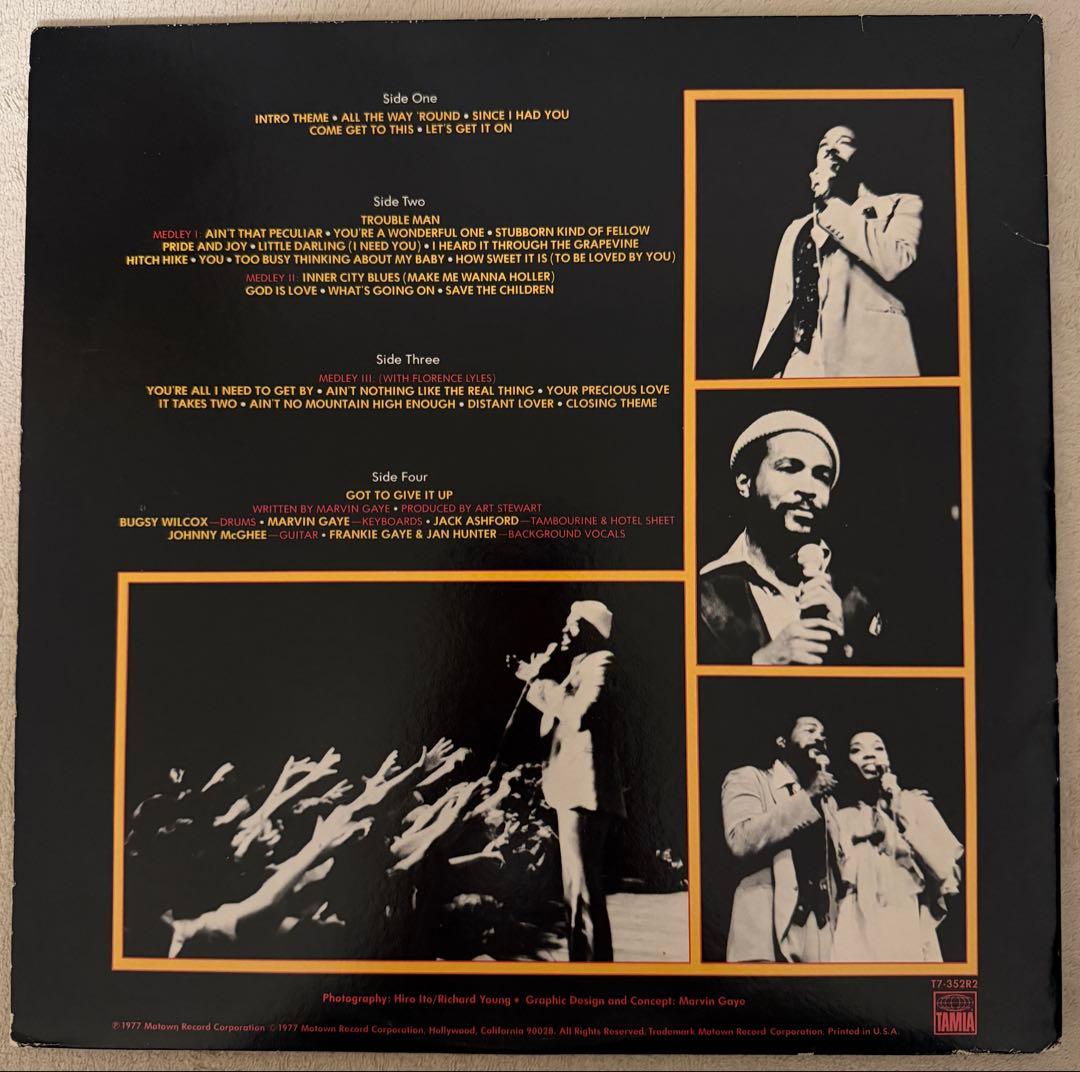 US盤 Marvin Gaye LIVE AT LONDON PALLADIUM