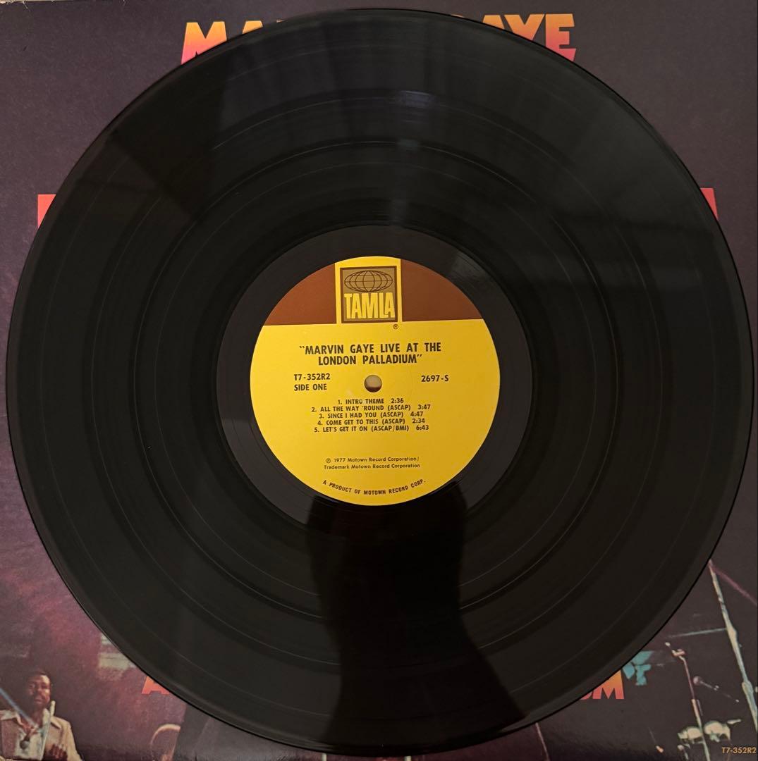 US盤 Marvin Gaye LIVE AT LONDON PALLADIUM