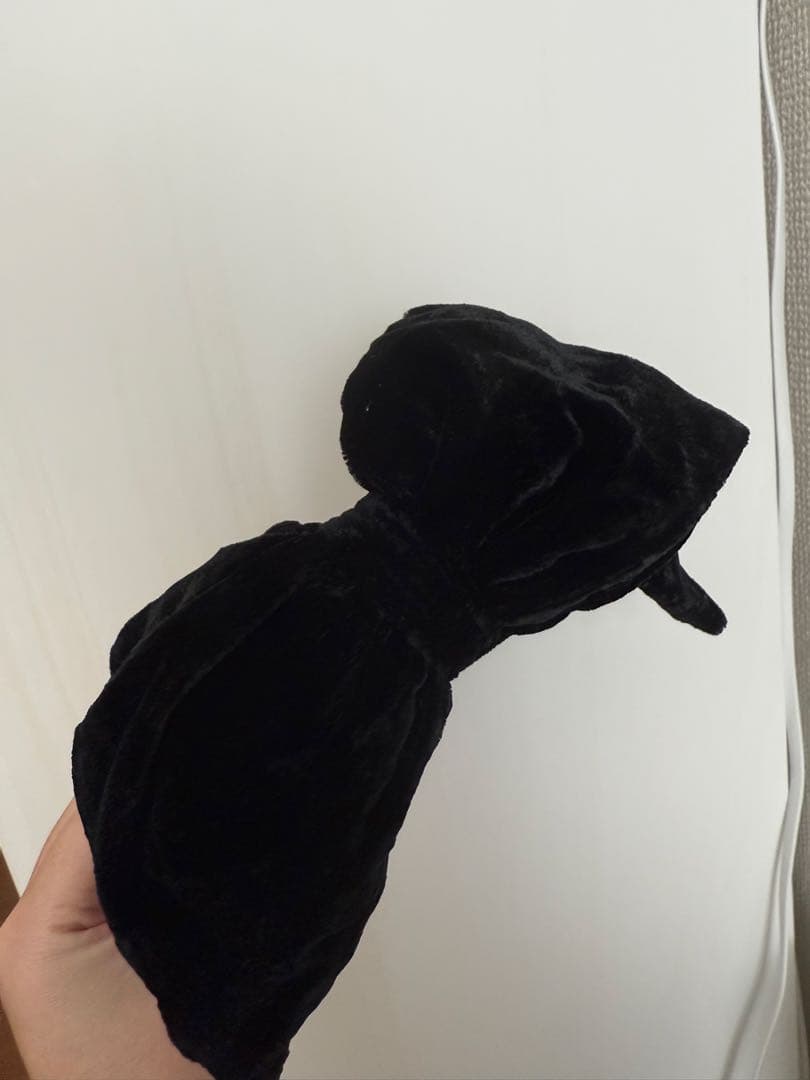 miumiu カチューシャ　リボン　ベルベット